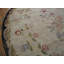 Tapis ivoire beige crème blanc antique en laine noué à la main à motif de médaillon antique des années 1880