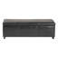 Banc de rangement en cuir ephraim