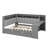All-in-One Sleep and Study Daybed with Upholstered Backrest, Bookcase, Pull-Out Guest Bed, Power Hub, and Ambient LED Strips-134013214
