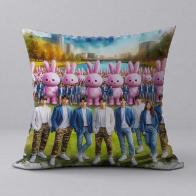 Reversible Throw Pillow