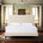 Contemporary Design Tufted Upholstered Platform Bed with Boucle Fabric Headboard, Noise Reduction, Cream White-467768033