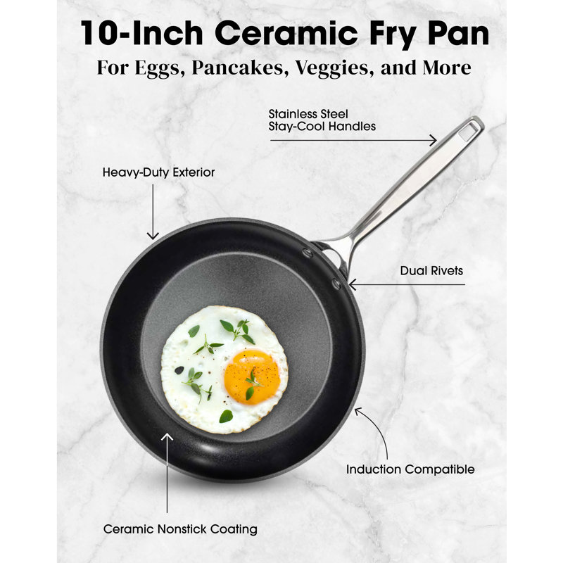 Poêle à frire antiadhésive 2 po 10 po Gotham Steel Pro, 10"