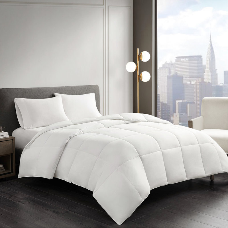 Édredon pour lit simple en coton - Isolation 3M, housse souple à 100%, expérience