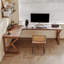  Bureaux en bois massif en L noyer-108609705-108609709