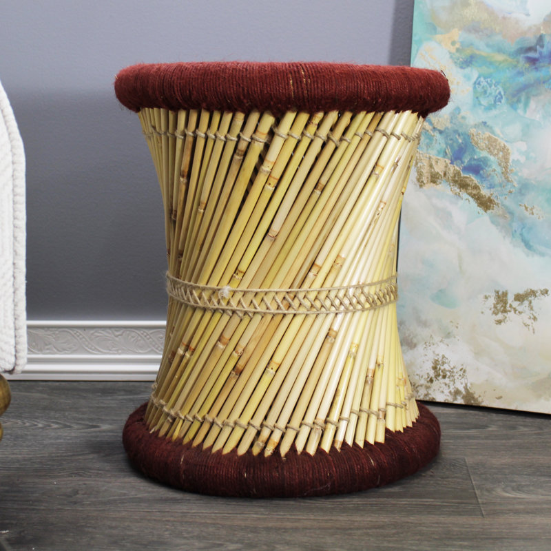 Tabouret d'appoint Barkhamsted Reed, Bourgogne