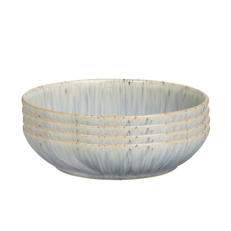 Denby Halo Speckle Coupe Pasta Bowls