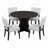 5-Piece Round Dining Table Set For 4-78738764