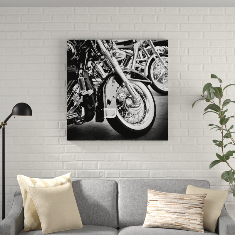 « the american american motocyclette », reproduction de photo sur toile