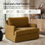 Chaise parsons surdimensionnée avec accoudoirs uniques Terren-655891812