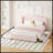 Upholstered Platform Bed With Wingback Headboard, Twin Trundle, And 2 Drawers, No Box Spring Needed, Linen Fabric, Queen Size-2127107224