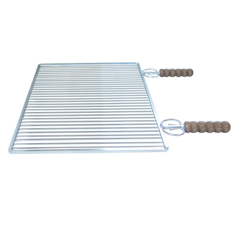 Haroun Steel Non-Stick Grill Griddle, 4cm H x 67cm W x 59cm D
