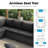 Follrich 27.5'' W Outdoor Wicker Armless Chair With Cushions-1148358322