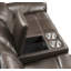 Causeuse en cuir Lydia Aire Motion avec port USB et console Lydia