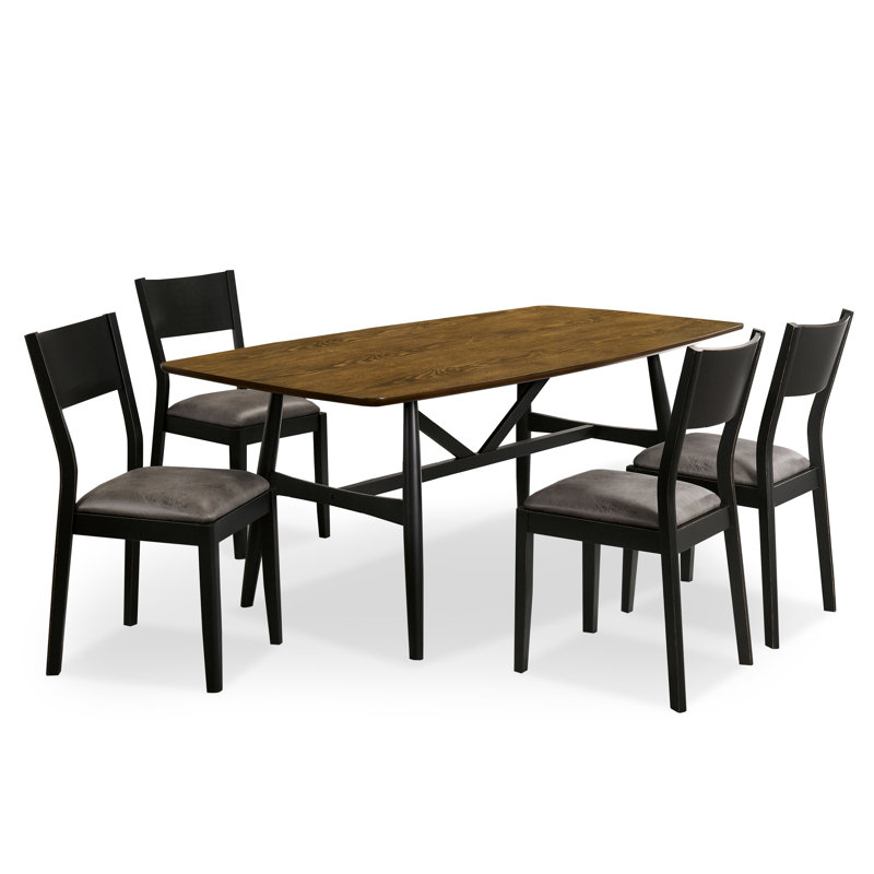 Ensemble de salle à manger 5 pièces Antony, 5 pièces: table, 4 chaises