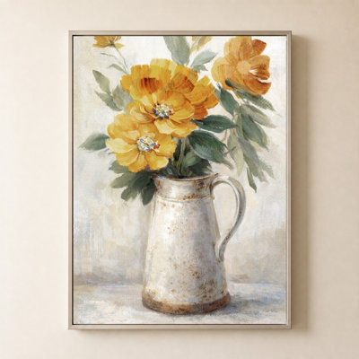 «Luminous Flower in Pitcher II» par Lanie Loreth - impression sur toile
