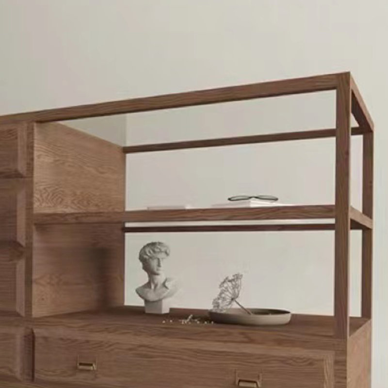 Nouvelle armoire d'îlot central de style chinois, H 35,43 po x l 59,05 po x P 23,62 po