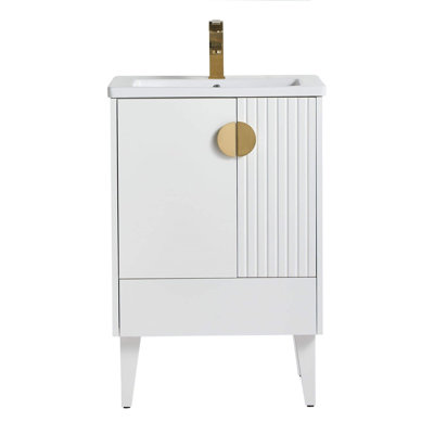 Ensemble de meuble-lavabo simple 24 po Saimah