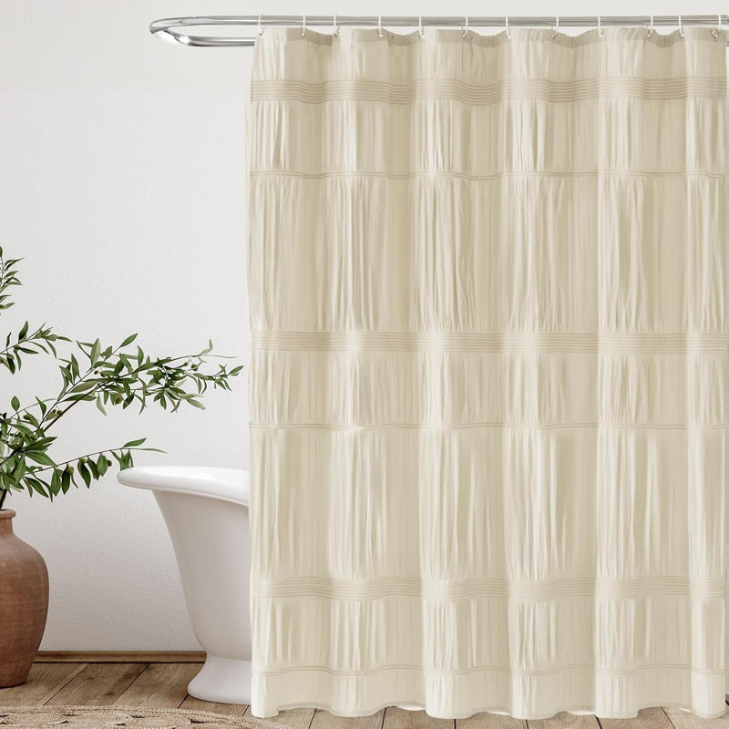 Rideau de douche Kolju, Beige