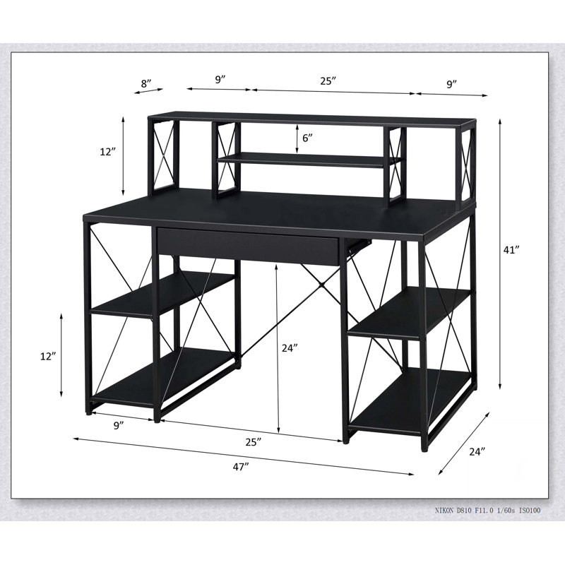 Bureau Amiel,, Noir