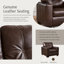 Chaise longue rembourrée en cuir Roundhill Furniture Holmes-123465468