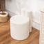 Pouf rond moderne en sherpa de 22,8 pouces pour salon-407676962-407676963