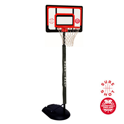 Sure Shot Little Shot Portable Basketball Hoop with Acrylic Backboard - BE Approved