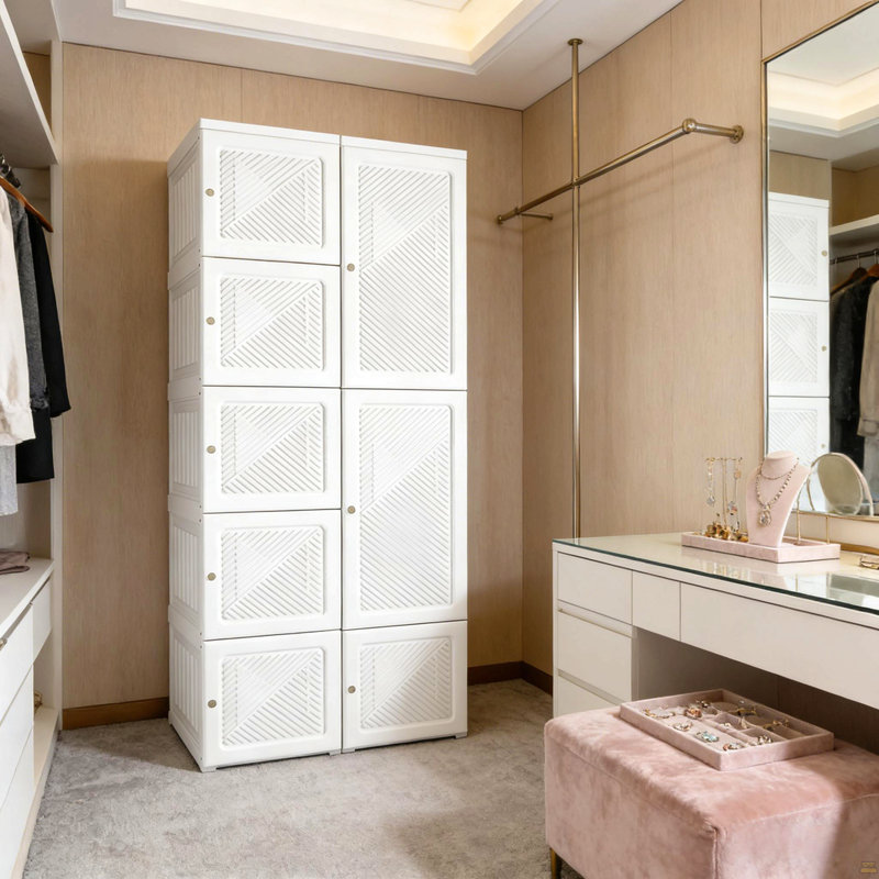 Armoire de rangement pour vestibule, garde-robe portative, rangement pour vêtements