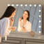 Miroir de coiffeuse polyvalent avec fonctions avancées pour le maquillage et l'habillage