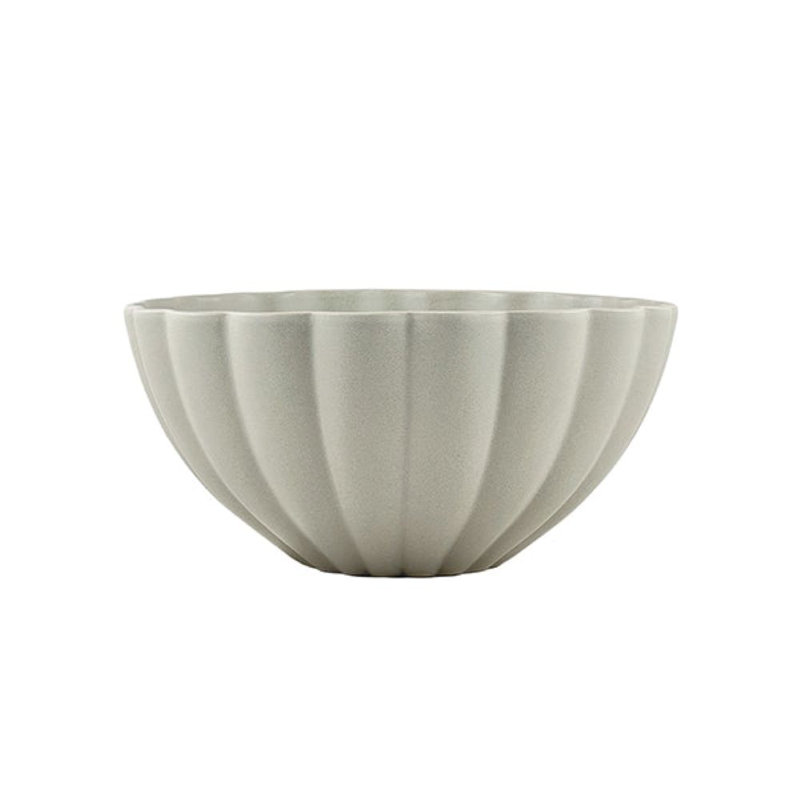 Bol de service rond Canvas Home Lafayette, Gris