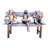 Trois singes de deux tons sur un banc statue