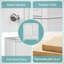 Meuble-lavabo simple 30 po avec plateau en céramique Daisy-811195082