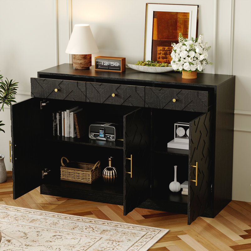 47.2'' W 3-Drawer Sideboard
