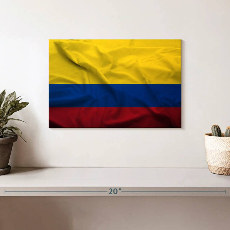 Borges Colombia Flag, 8" H x 12" W