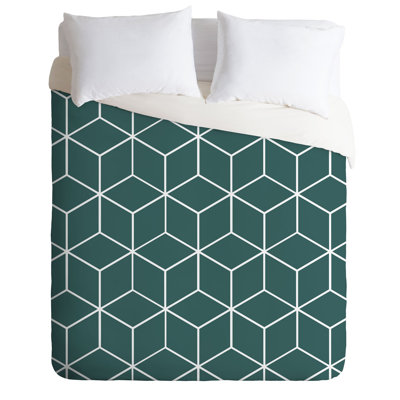 Polyester Geometric Shapes Duvet Cover