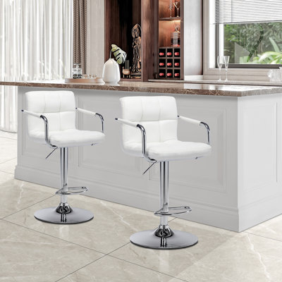 Tabouret de bar pivotant à hauteur réglable Dode (ensemble de 2)