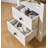 3-Piece Farmhouse Bedroom Set with LED and Charging Station