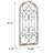Arched Solid Wood Handmade Farmhouse Plants & Flowers Wall Decor