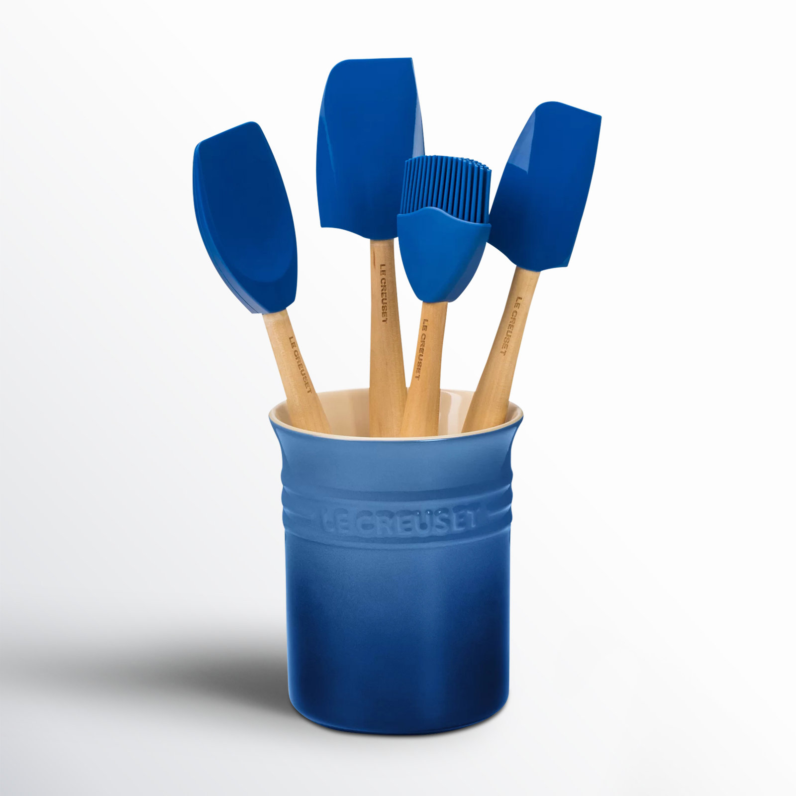Silicone 5-Piece Utensil Set with Crock, Marseille