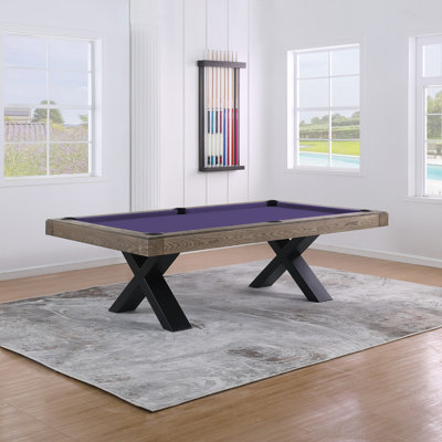Table de billard en ardoise 8 pi Texas II avec pieds en acier
