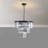7 - Light Dimmable Tiered Chandelier-309487471