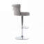 Ensemble de 2 tabourets de bar en velours-574597560