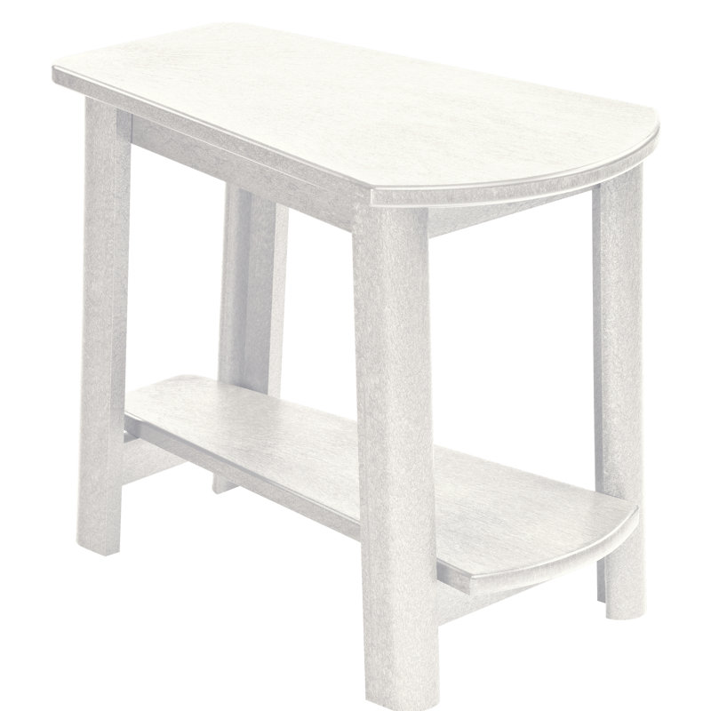 Pagedale Rectangular Outdoor Side Table ,, 22" H x 24" W x 20" L, White