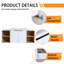 Ensemble de meuble-lavabo simple 47,84 po avec plateau en céramique Hirva