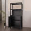 Armoire de rangement en bambou, armoire de salle de bain autoportante-921372812