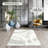 Modern Minimalist 2D Printed Mat - Soft & Abstract Design, Machine Washable Polyester, Rubber Backing, Rectangular Indoor Mat For Living Room, Bedroom, Office Decor-431943097