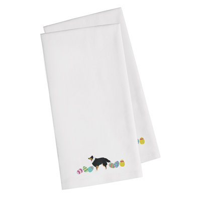 Cotton Embroidered Tea Towel Kitchen Towel