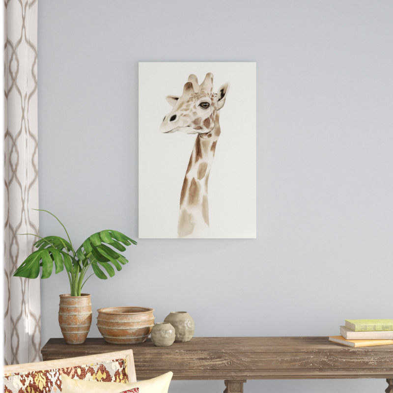 Safari Portrait III by Grace Popp - Painting, 91cm H x 61cm W, Wrapped Canvas
