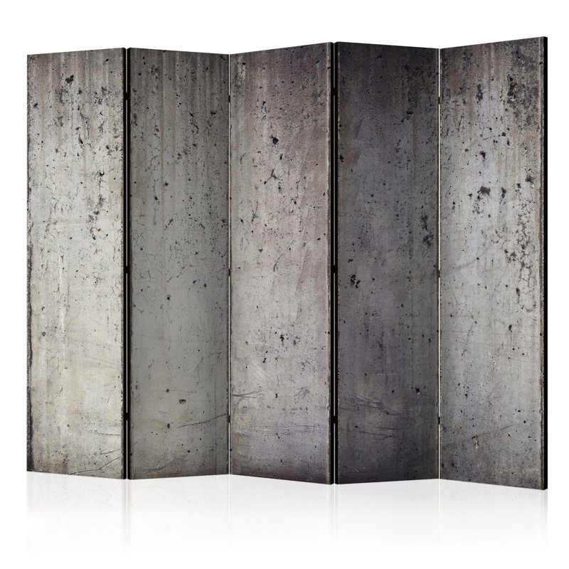 225cm W x 172cm H 5 - Panel Wood Folding Room Divider