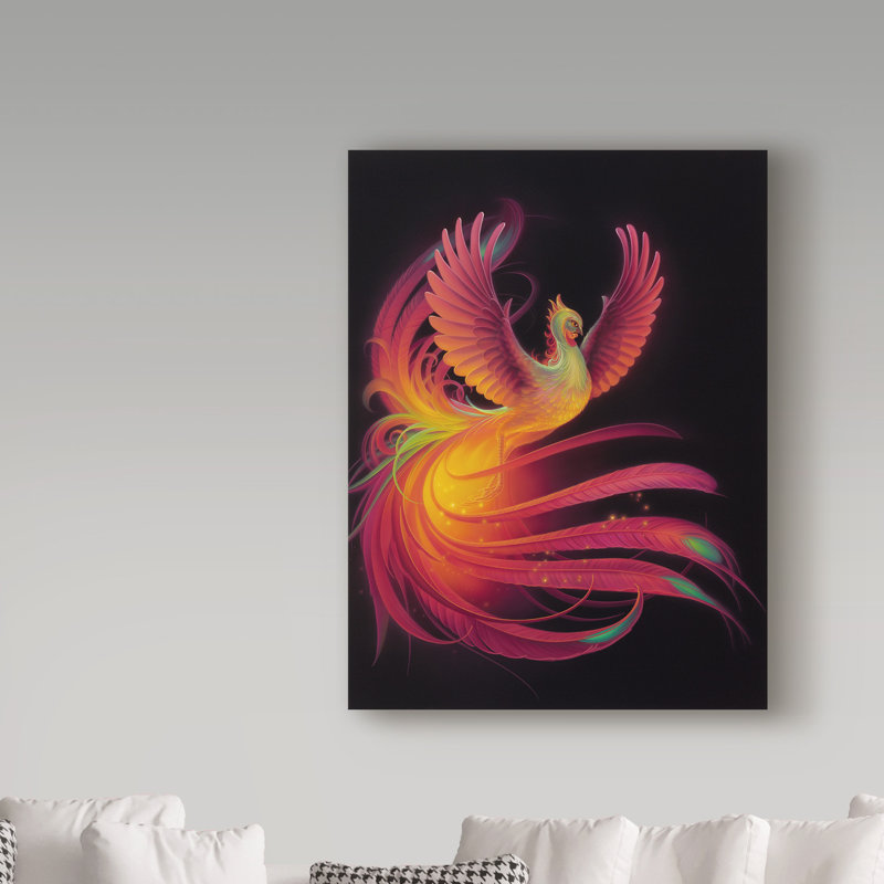 Hilkiah «Phoenix», reproduction d'impression sur toile tendue, H 19 po x l 14 po x P 2 po