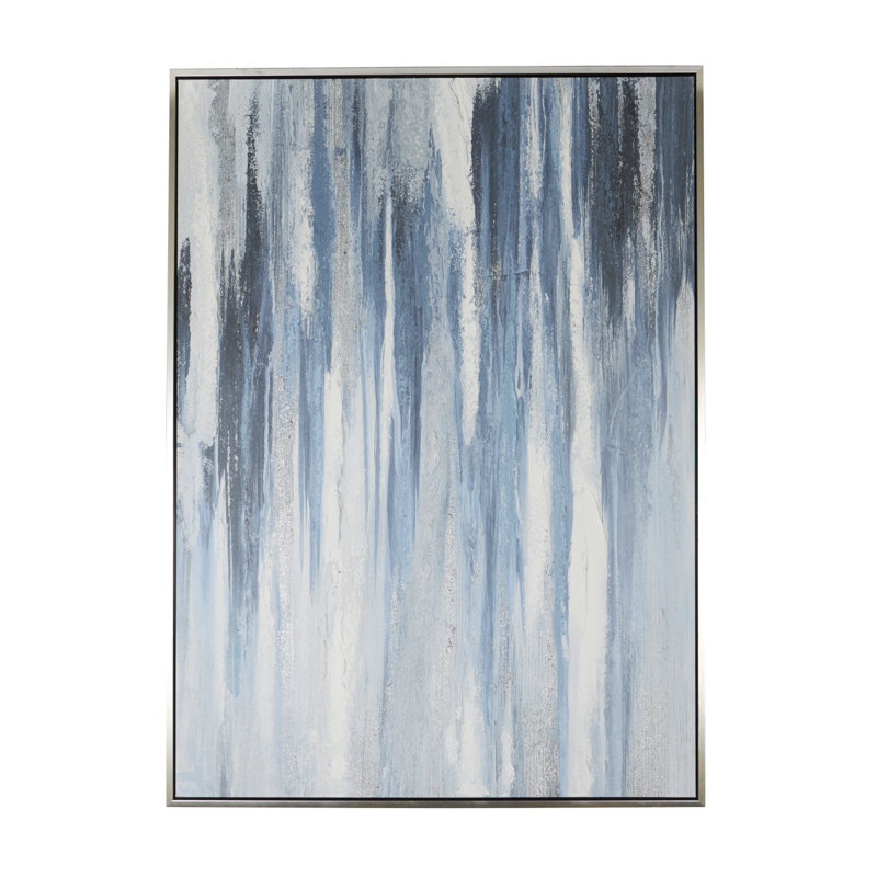 Abstrait - Cadre flottant, peinture sur toile